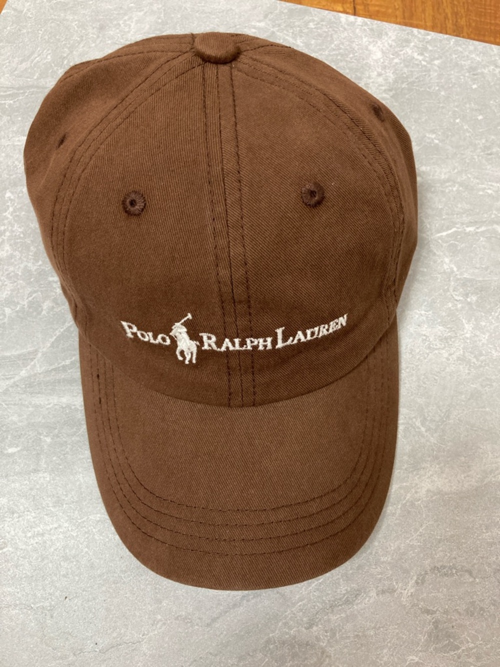 Polo by Ralph Lauren Chocolate Brown Polo Logo Baseball Cap